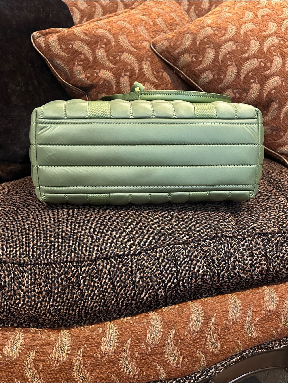 NWT Kate Spade Camden Tote in Kelp Forest Green Gorgeous Quilted Bag - Picture 15 of 16